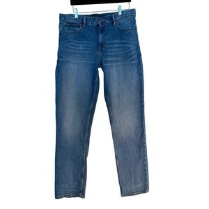 Banana Republic Slim Fit Jeans Mens 34x34 Medium Wash Blue Stretch Denim 54023